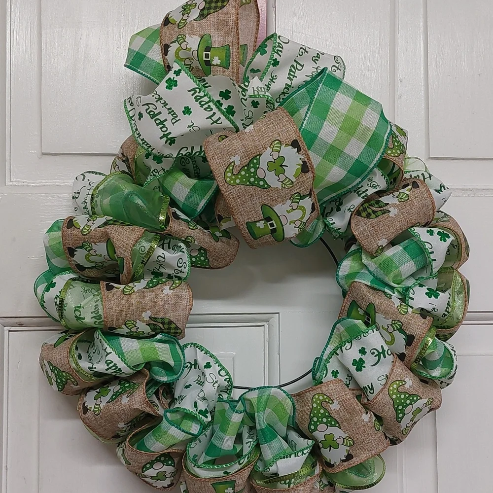 ☘️ Handcrafted St.Patty Day Wreath